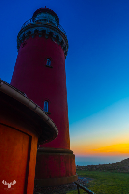 13659 -  Bovbjerg Fyr lighthouse at sunset