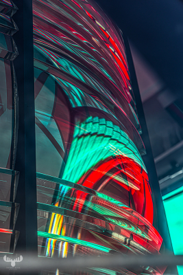 13766 - Sletterhage Fyr Lighthouse Fresnel lens colors
