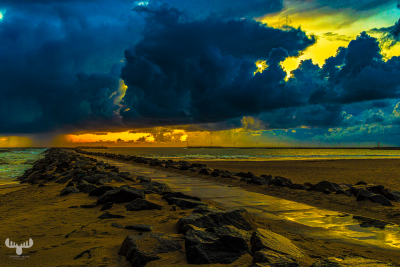 14011 - Hvide Sande South beach Sydmole pier