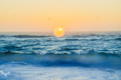 14363 - Smooth, dreamy sunset at North Sea