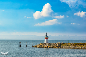 13808 - Ebeltoft harbour with lighthouse