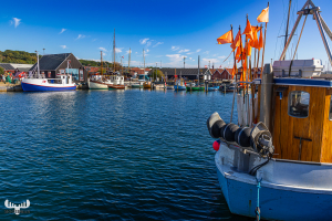 13814 - Ebeltoft Havn - Harbor and boats