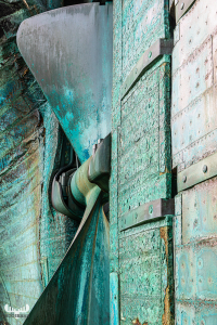 13842- Ebeltoft - Fregatten Jylland ship's propeller