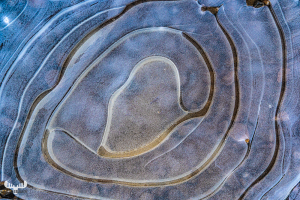 14116 - Ice art structures at Stauning Havn harbour